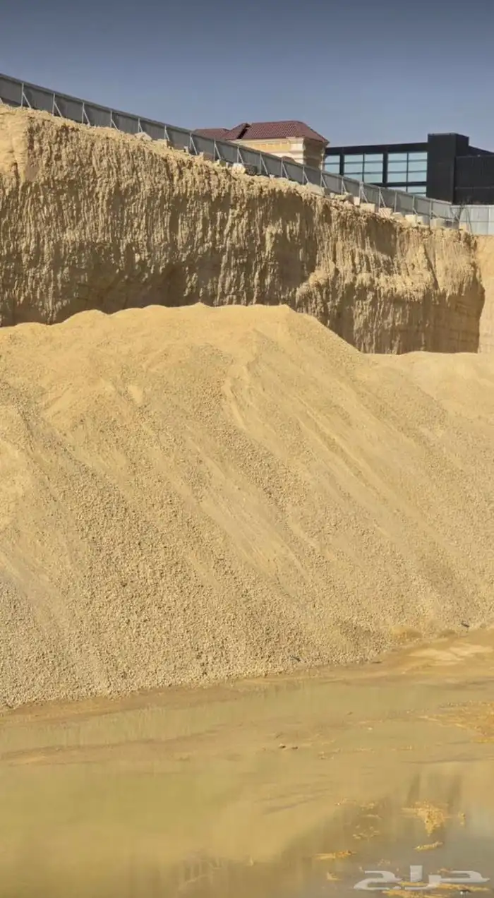 رمل دفان بلاط لياسه بحص كساره صبيز زيرو رمل بناء حفر ردم 4