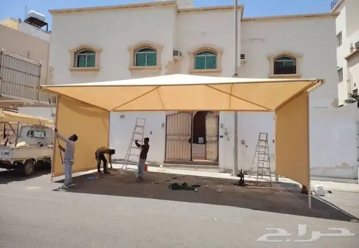 مظلات سواتر وبيوت شعر وفك ونقل وتغيير قماش 9