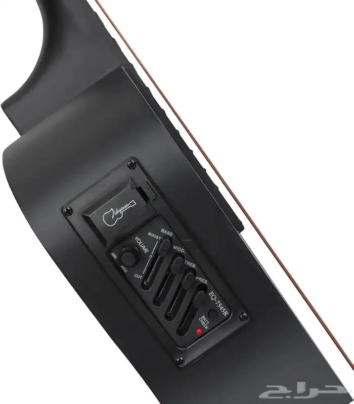 غيتار صوتي شعبي 6 سلاسل 38 انش مع حقيبة غيتار موالف اوتار 1