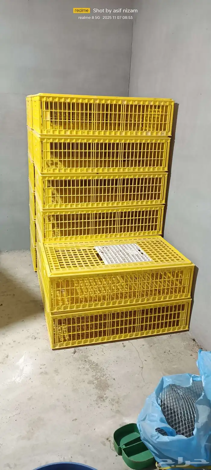 اقفاص نقل طيور شبه جديده 2