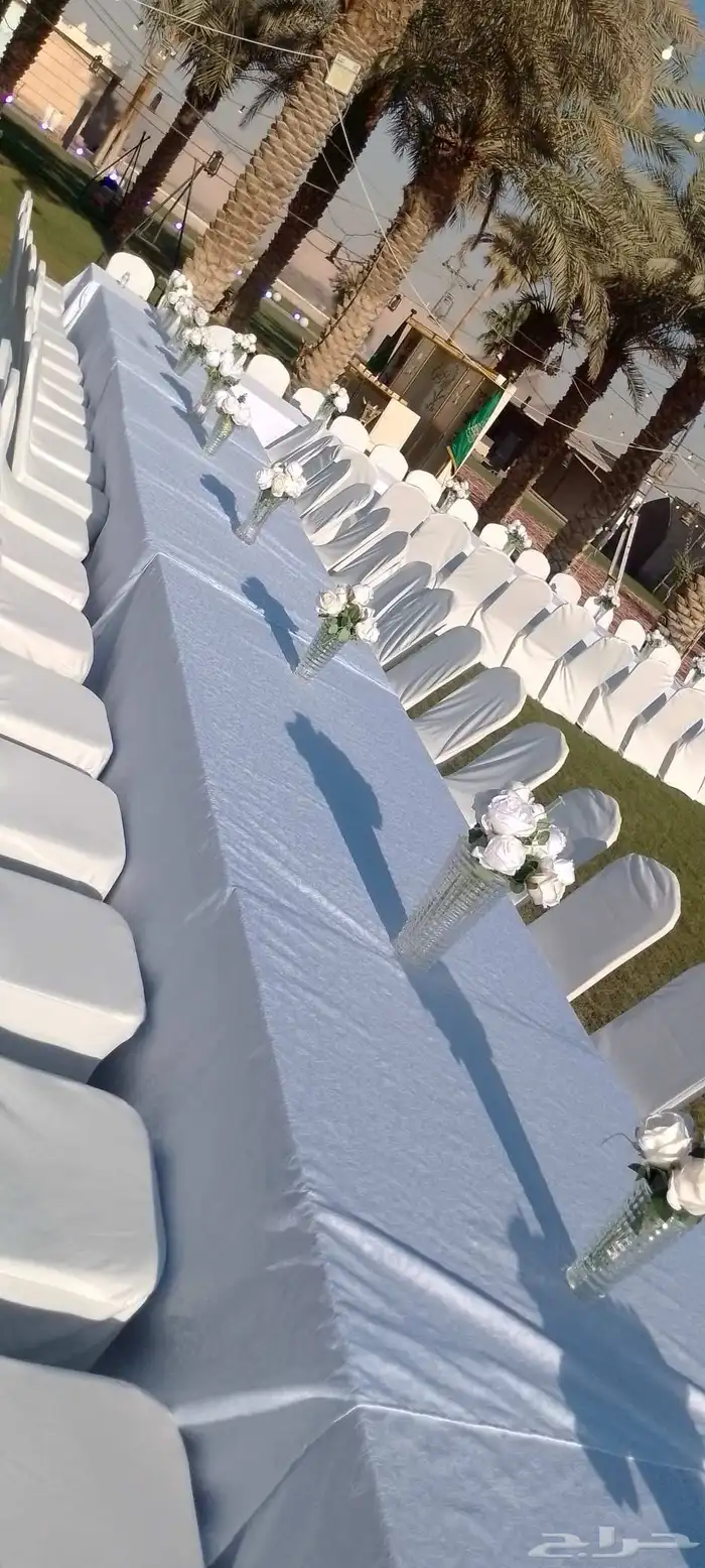 محل تاجير طاولات وكراسي يوجد لدينا دفايات اذا الملك في كراسي 9