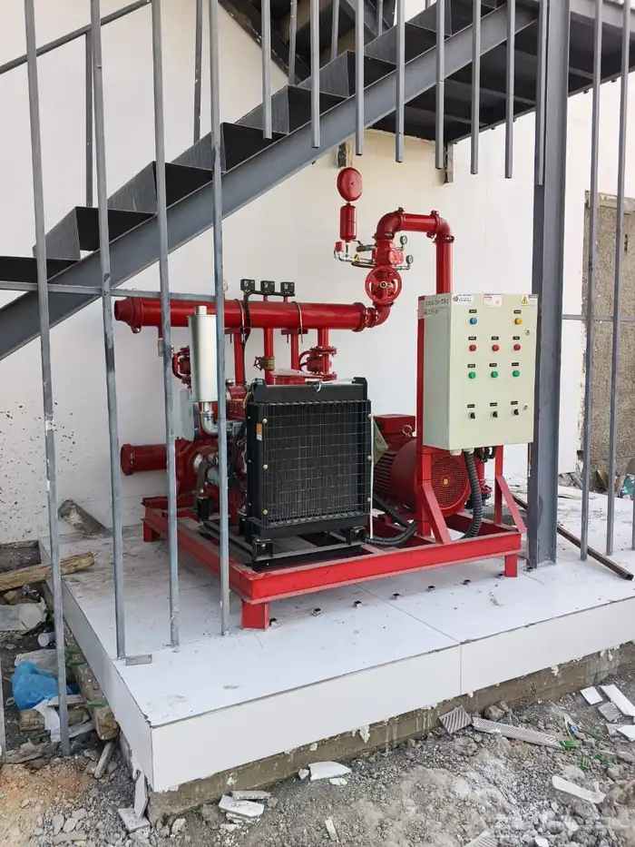 مضخات حريق معتمده وموثوقه وضمان ذهبي 1