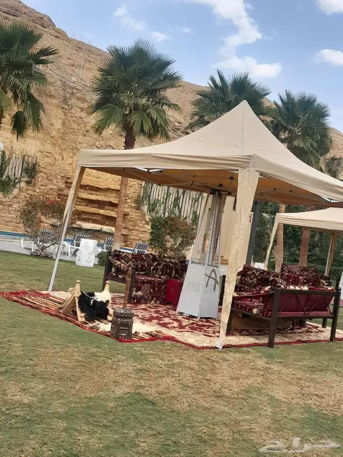 تاجير طاولات خيام قهوجين صبابين كراسي دفايات جلسات كنب 18