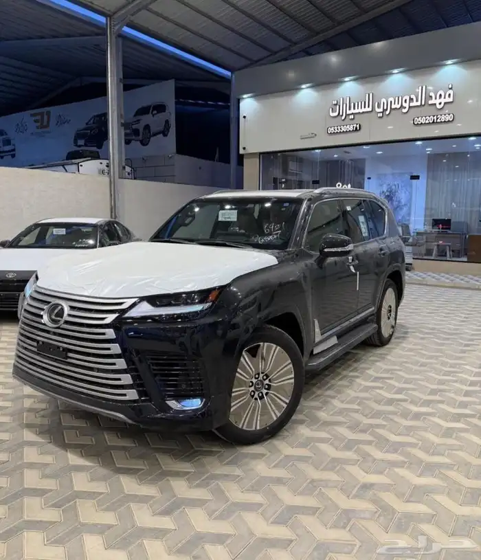لكزس LX600 BB سعودي ابيض دخليه اسود داخليه جملي ( 2025 ) 0