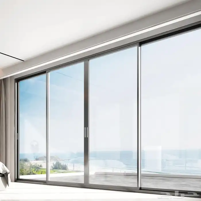 المنيوم شبابي  ابواب بل ونات شتر زجاج دبل و س ريت شبا  سحاب 3