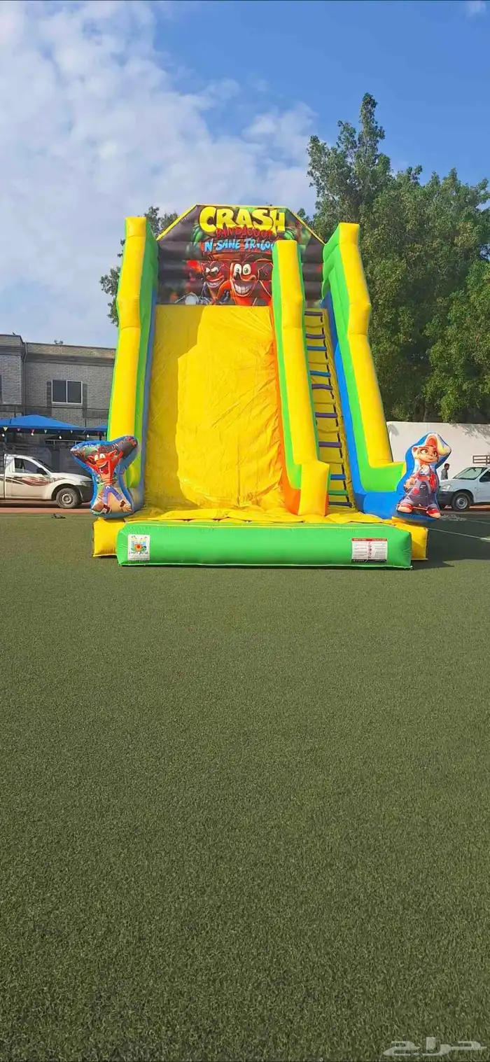 تاجير نطيطات بجدة ومكه زحاليق مائية وجافة ونطيطات والة ايسكر 0