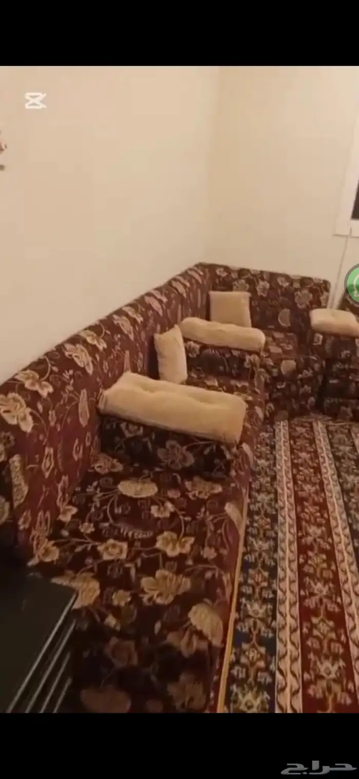 باطرمه عودي مشجر بيج.. عدد القطع 8.. ب 400 ريال للتواصل 0578 0