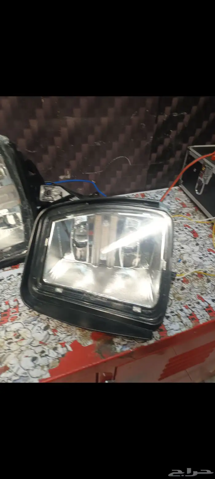 كشافات ليد أمامي مع اشاره وسكن سياره دواج رام مديل 2013ومافو 3