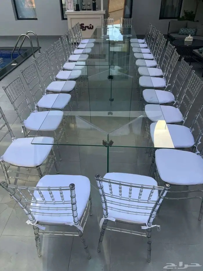 تاجير طاولات شفاف 0