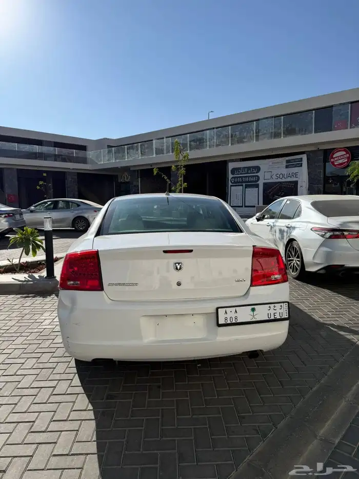 دوج تشارجر 2007 أبيض SXT 6 سلندر 0