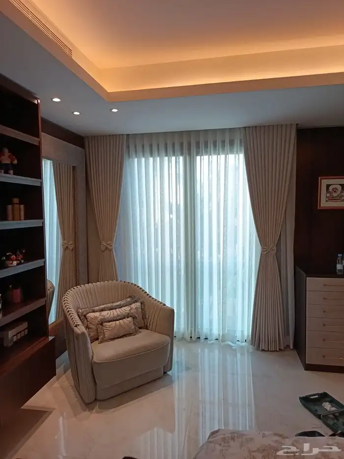 جميع أنواع الستائر يدوي وكهرباء 0