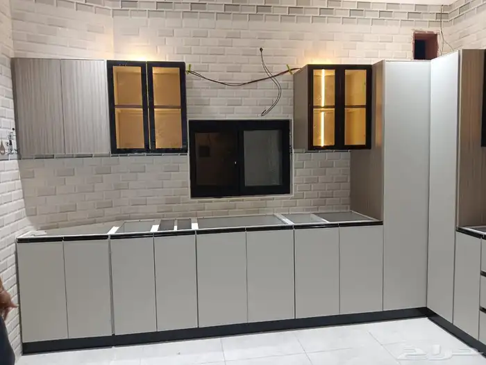 مطابخ المونيوم صاج رف دبل فرميكا 4 ملي 4