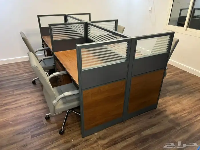 جديد طقم مدير مكاتب اداريه محطة العمل كاونتر استقبال كراسي 23