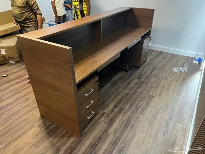 جديد طقم مدير مكاتب اداريه محطة العمل كاونتر استقبال كراسي 26