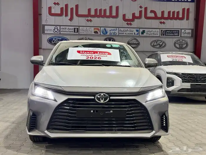 تويوتا يارس واي بلس نص فل 1.3 موديل 2026 تقسيط وكاش 2