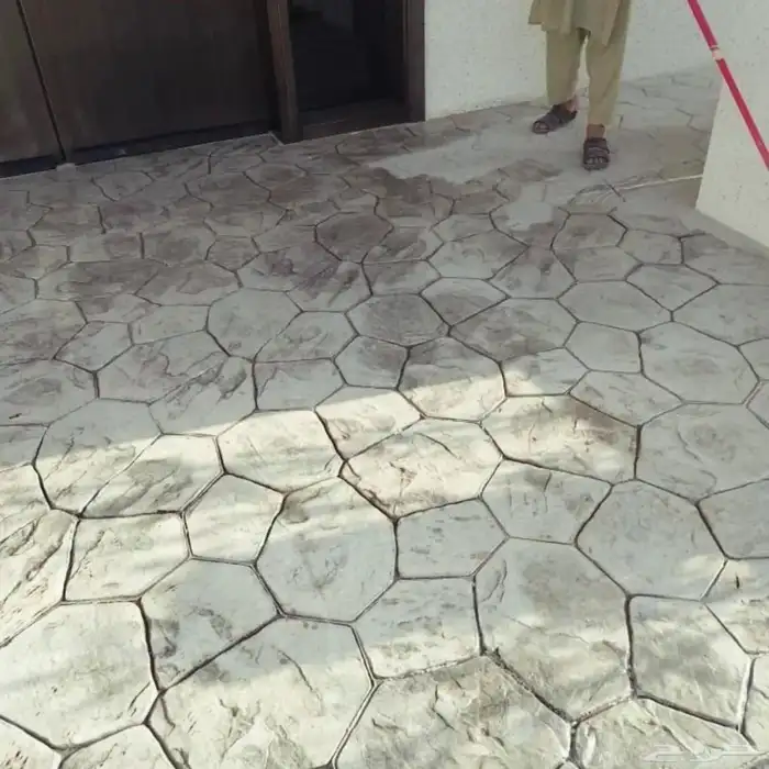 الخرسانة المطبوعة الملانه صبة مروحة صبة ميزانية ايبوكسيى 0