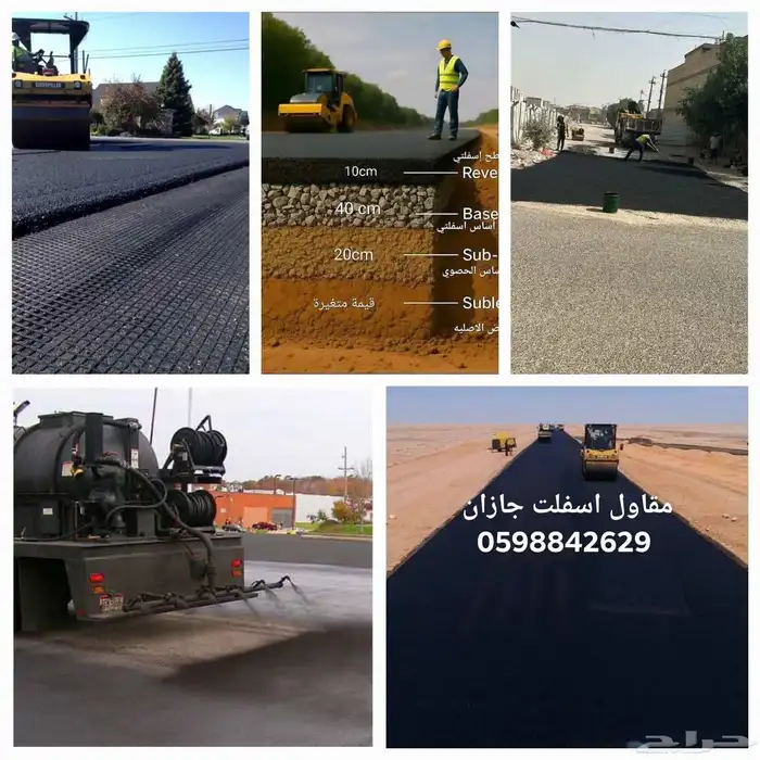 مقاول اسفلت السعر المنافس للمقاولات 0