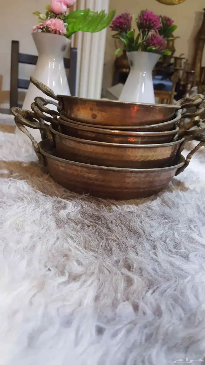 نحاسيات دلل لوحة مباخر فازات اسعار للك قطعه سعر 3