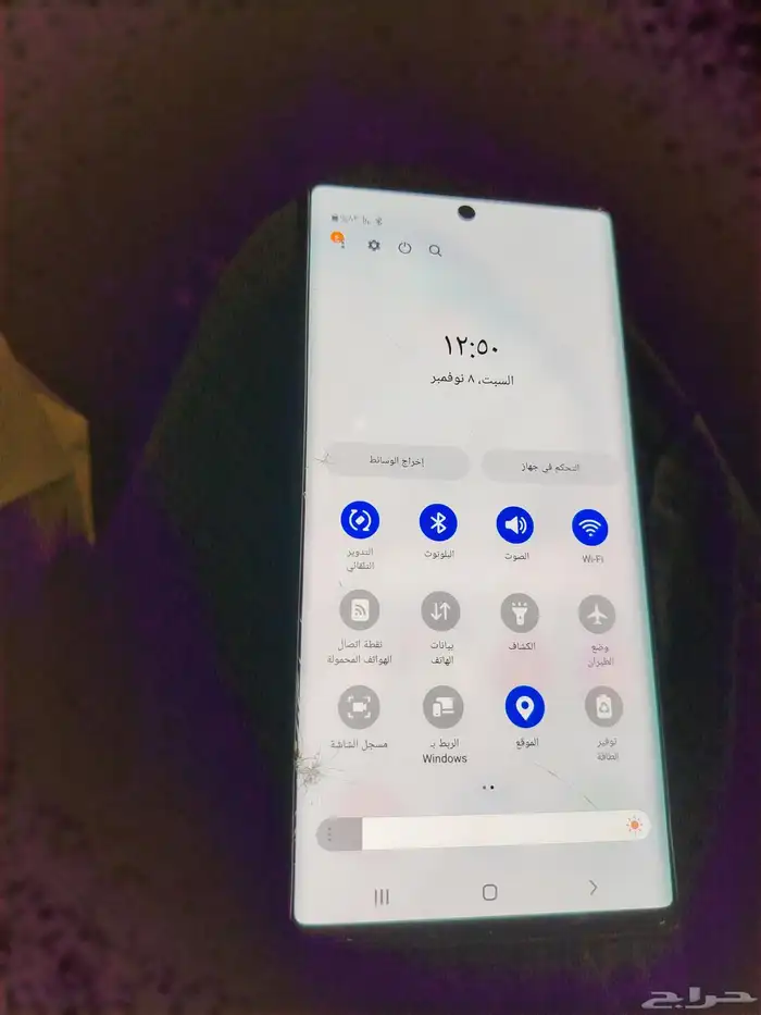 جهاز سامسونج نوت 10بلس وجهازشومى نوت9 c 7