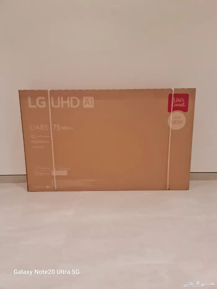 شاشة تلفزيون LG جديده 75 بوصة 0