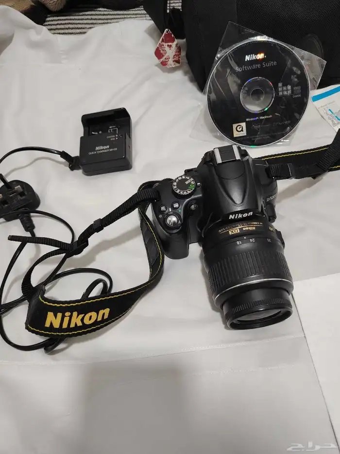 كاميرا نيكون 5000d نظيفه شبه جديده 1