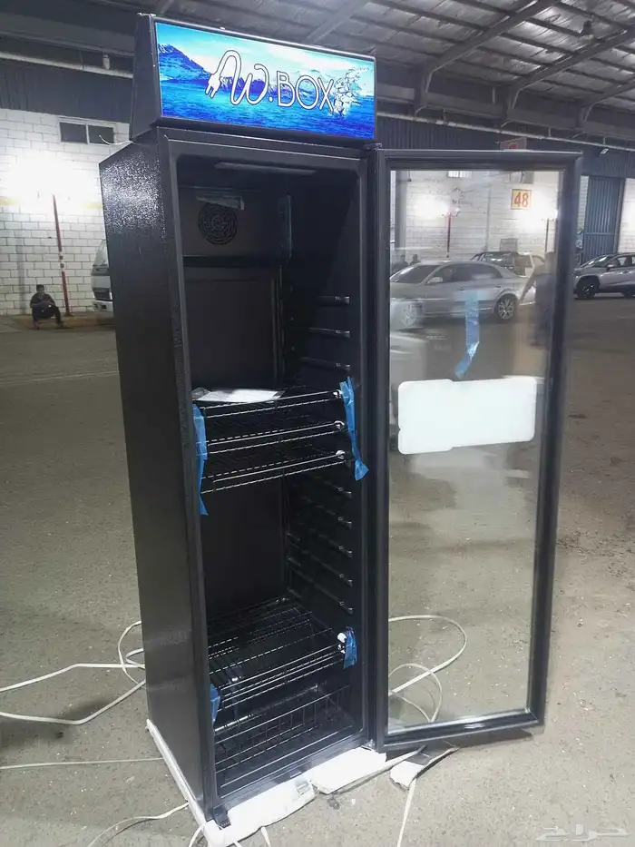 ثلاجة عرض دبيلوبوكس اسود  WBSC350H 1