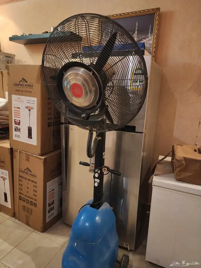 مروحه شبه جديده كامله كبيره مع رذاذ 0