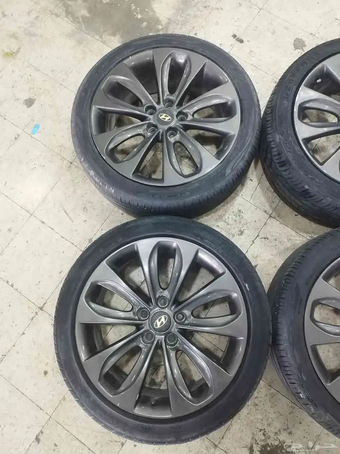 طقم جنوط سوناتا مع الكفرات 2012 4