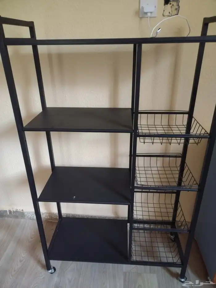 رف حديد وعلب عطوررف ايكيا والة تقطيع الخضار احذية رفوف حاذط 5
