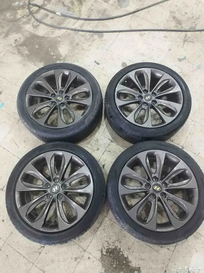 طقم جنوط سوناتا مع الكفرات 2012 2