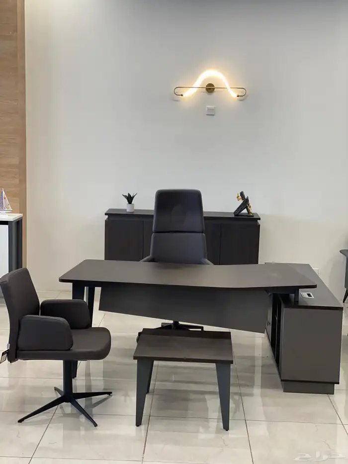 جديد طقم مدير مكاتب اداريه محطة العمل كاونتر استقبال كراسي 29