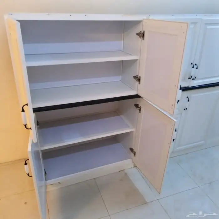 دولاب مطبخ المنيوم زواية حرف L 1