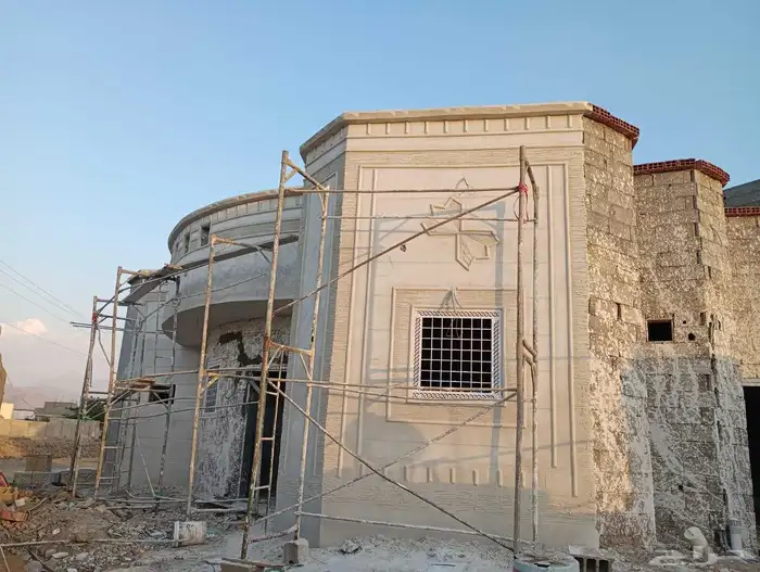 معلم ديكورات خارجيه مع اسمنت ابيض لجميع مناطق المملكة العربي 8