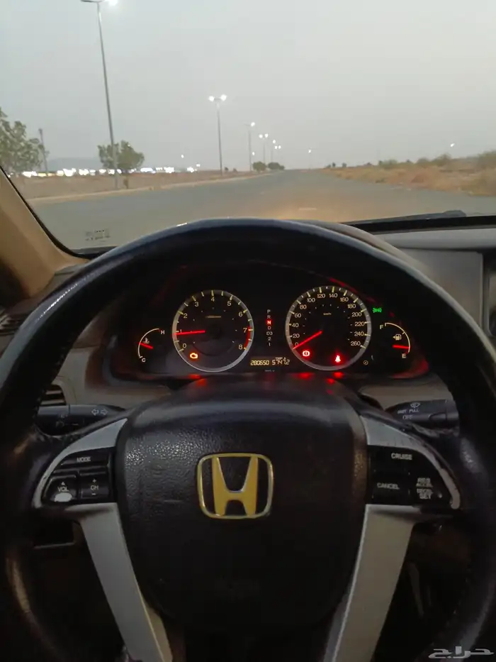 هواند اكورد 2009 عنابي 6