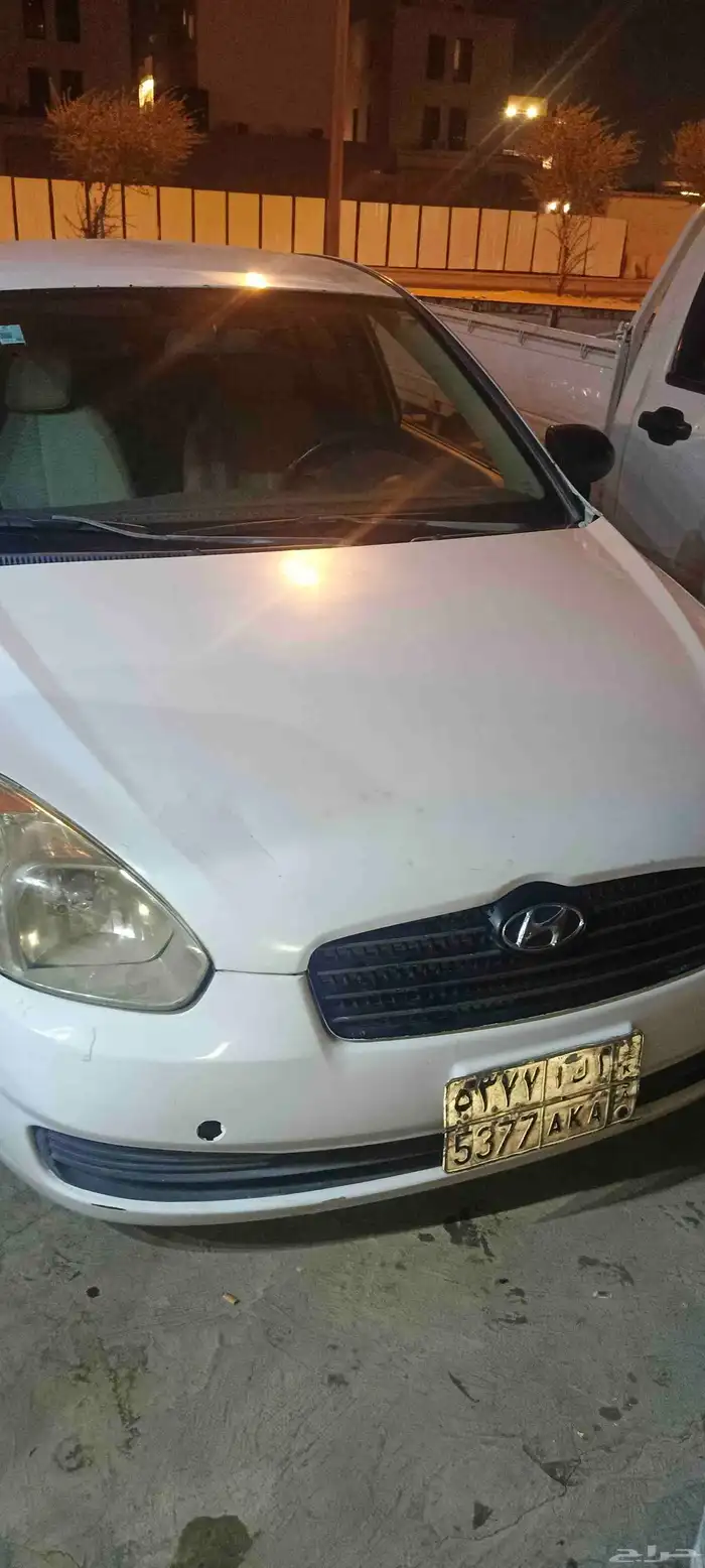 اكسنت 2009 قير عادي فحص استماره جديد قير مكينه تمام مكيف تلج 0