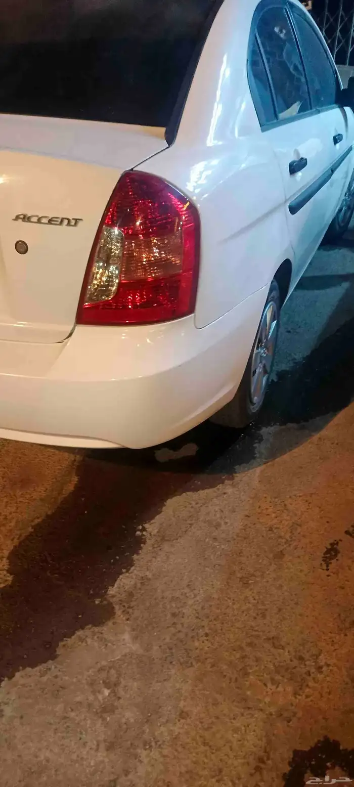 اكسنت 2009 قير عادي فحص استماره جديد قير مكينه تمام مكيف تلج 2