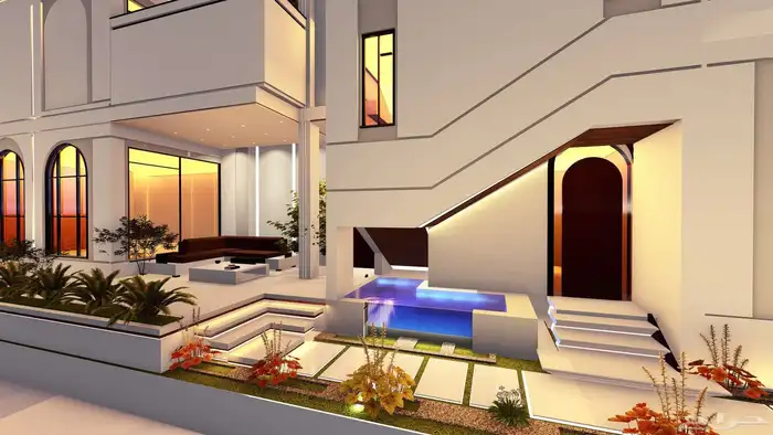 مهندس معماري   خبرة 5 سنوات في   تصميم مخططات وواجهات 7