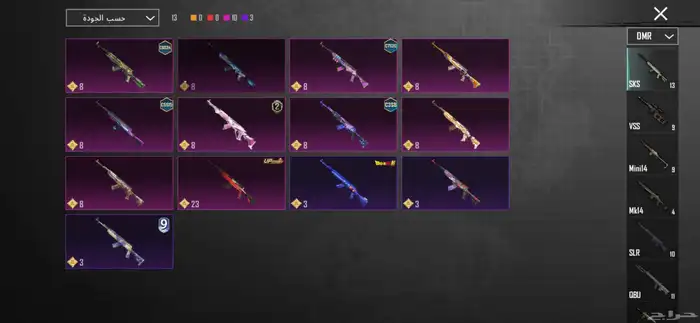 حساب ببجي للبيع 25