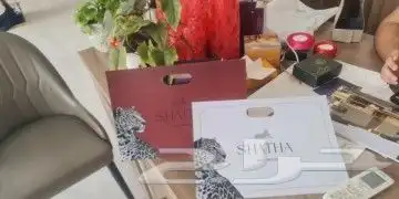 بكج عبايات أكياس كروت شكر ورق تغليف ستيكر ليبل 5