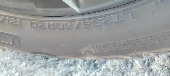 كفرات نانجينج شبه جديده جحري 295 60 20 4