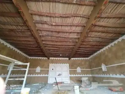 بناء وترميم بيوت الطين والحجر والاسقف اثل وجريد لياسه طينيه 6