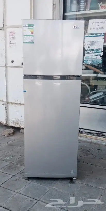 ثلاجه تكنو بيست 9.5 قدم بحاله ممتازه شبه الجديده 1