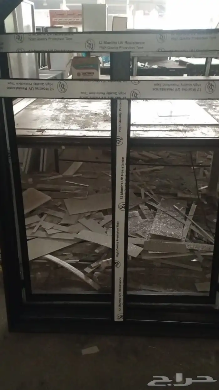 باب شباك دبل عادي ايلومينيم 1