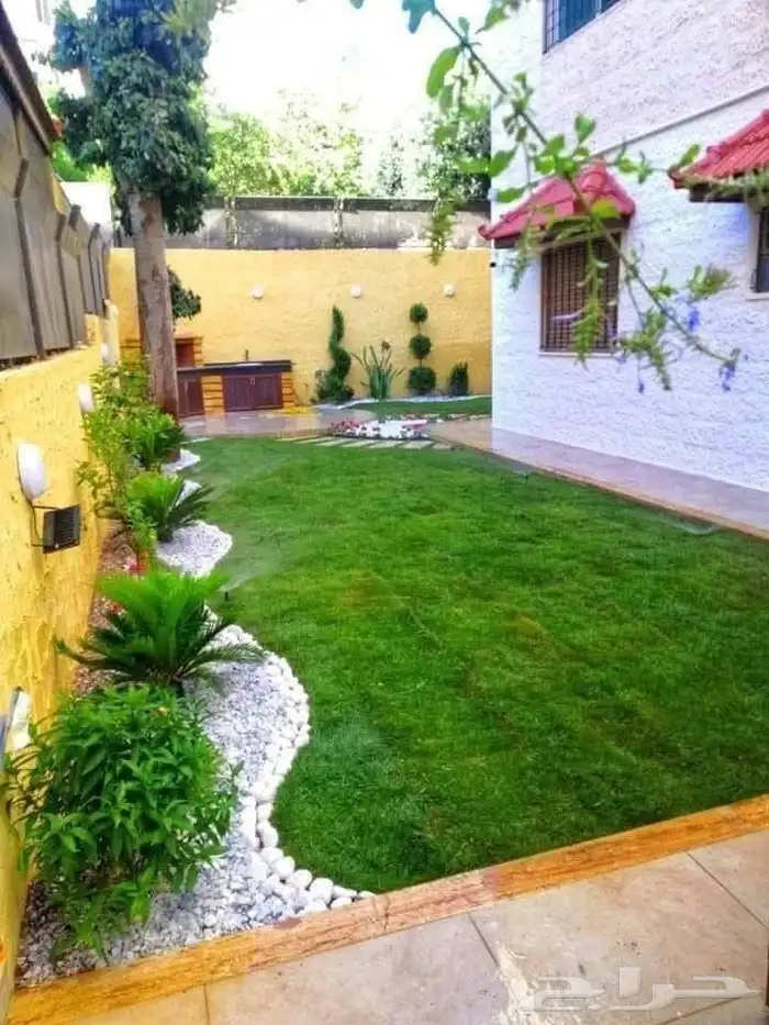 تركيب العشب الصناعي 2