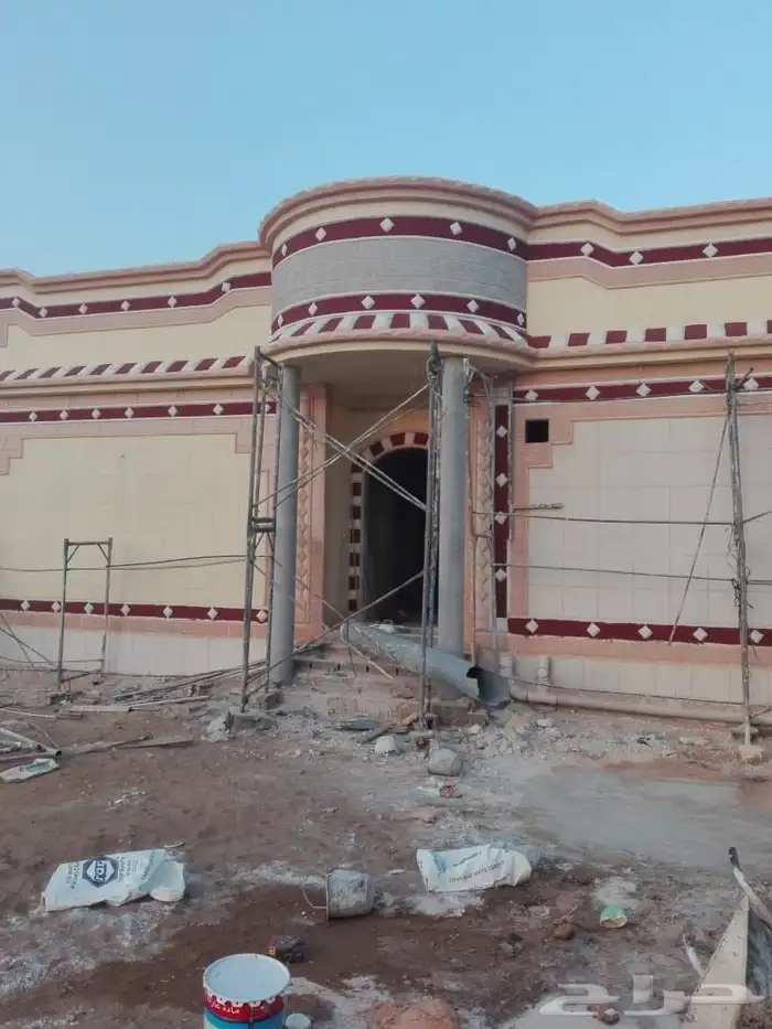 معلم ديكورات خارجيه مع اسمنت ابيض لجميع مناطق المملكة العربي 7