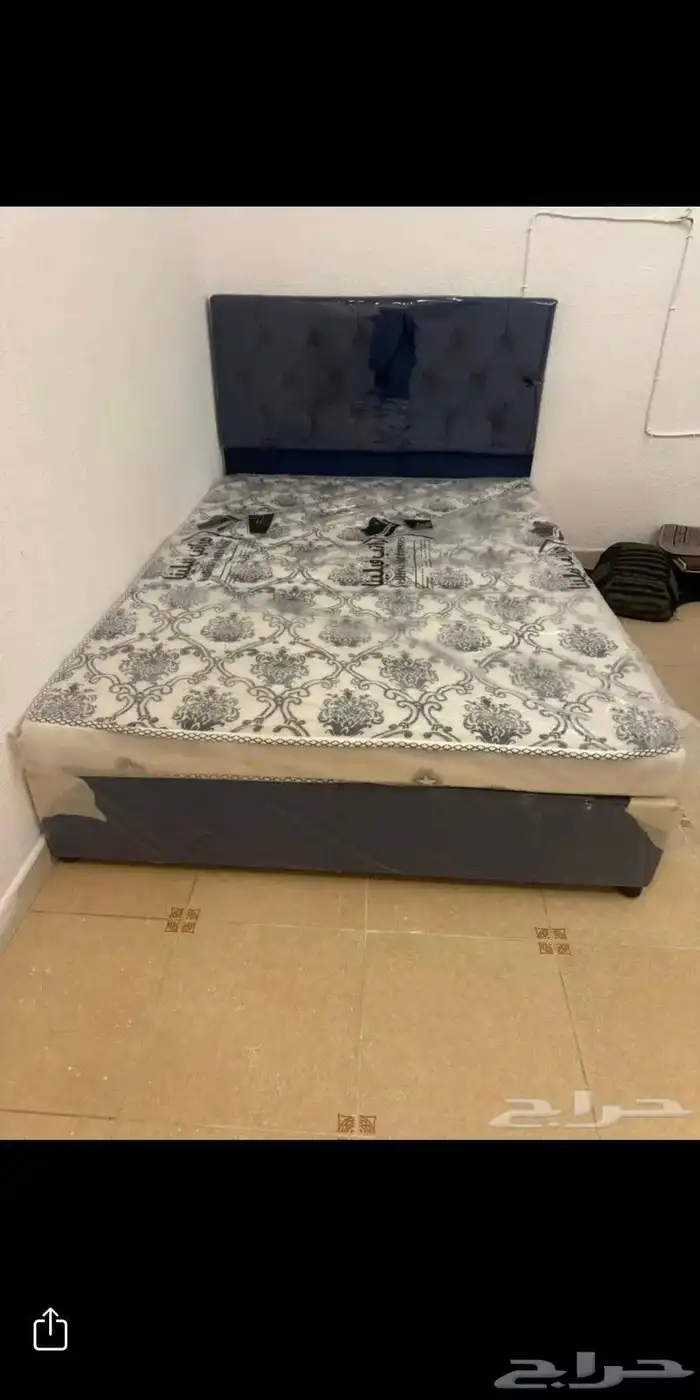 سرير نفر و نص بالمرتبه   سرير نفر واحد مع مرتبه في جديد 1