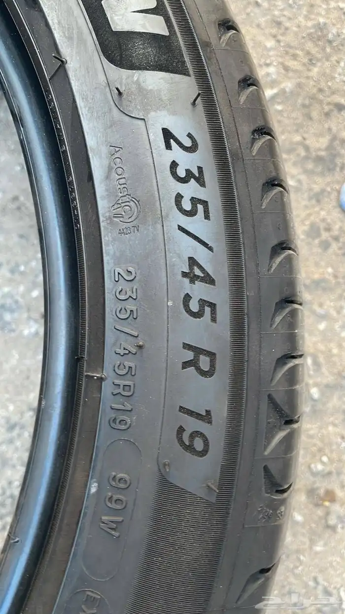 235 45 19 طقم كفرات مشلان تاريخ 2023 7