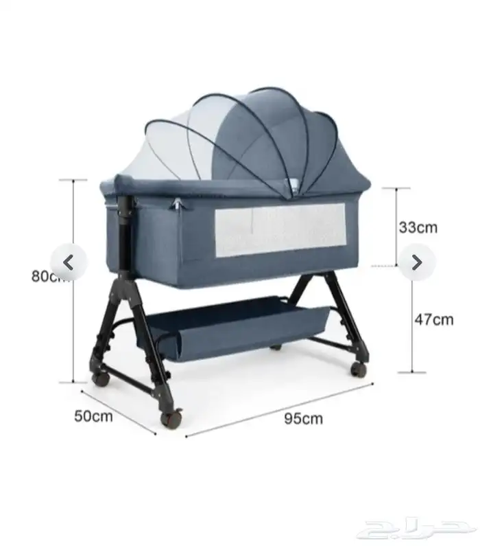 سرير جديد نكست تو مي سرير اطفال جانب سرير الام 1