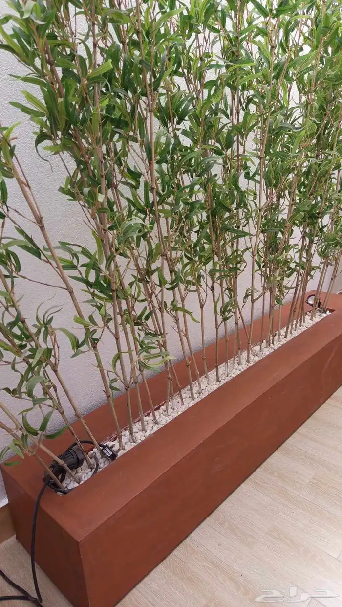 بارتشن من الخشب فيه اضاءة ديكورية..مع عجلات مخفية 0