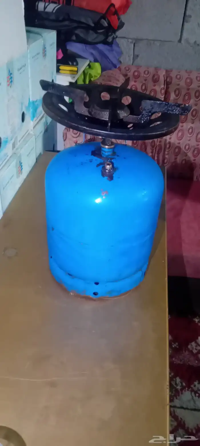 غاز كبير فل غاز شغال على 3